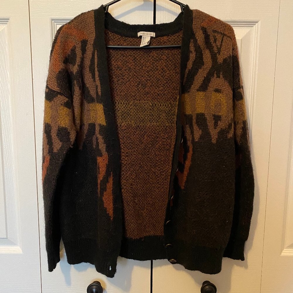 F21 Grandpa Sweater